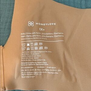 Honeylove bra 1X+like new